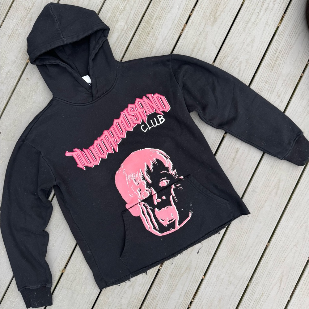 Two Thousand Club Hoodie with Pink Graphic